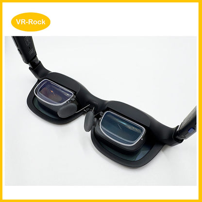 Close-up of VITURE Beast prescription lenses