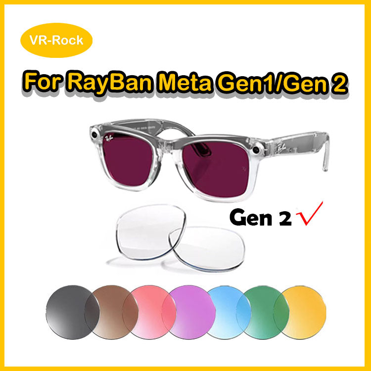 Meta Hn Rx Prescription Lenses for Ray-Ban Meta Glasses Gen 2 & Gen 1 – VR ROCK