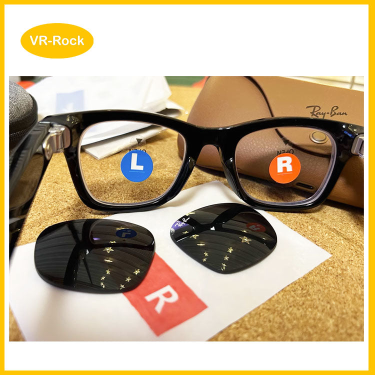 Prescription Lenses for Ray-Ban Meta Glasses Installed