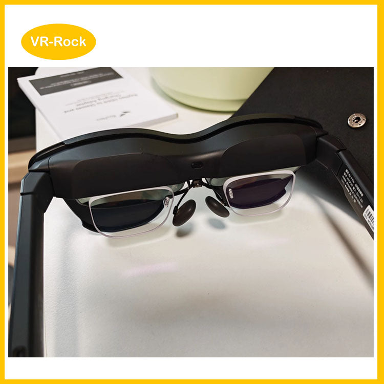 Rayneo Air 4 Pro prescription lenses installed