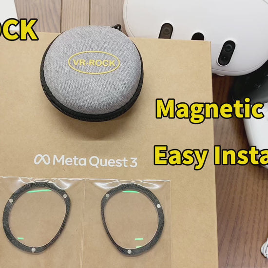 Meta Quest 3 Prescription Lenses Magnetic design Installation Guide