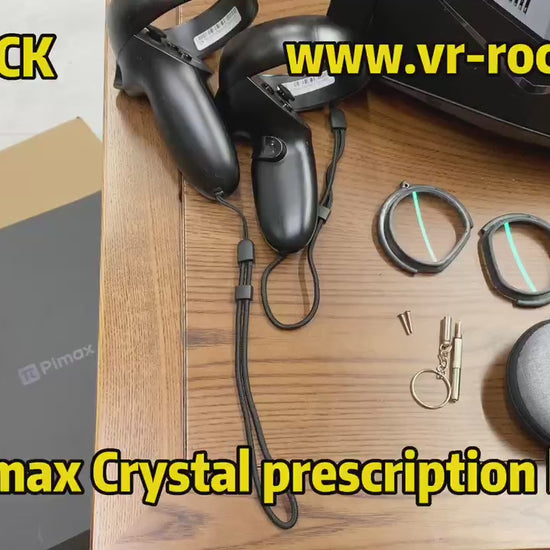 Pimax Crystal prescription lenses Installation